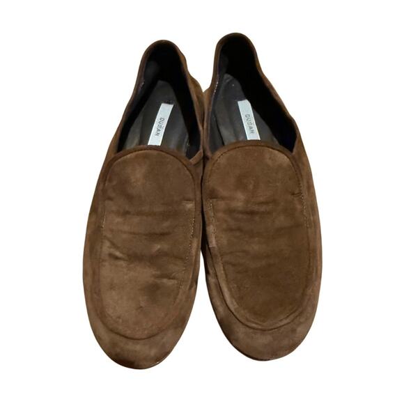 Dusan Brown Suede Loafers Women's Sz. 38.5 (US 6.5) - Picture 3 of 10